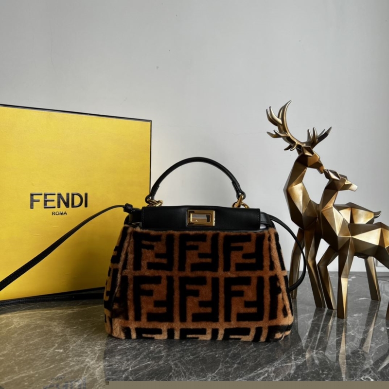 F**di top handle bags